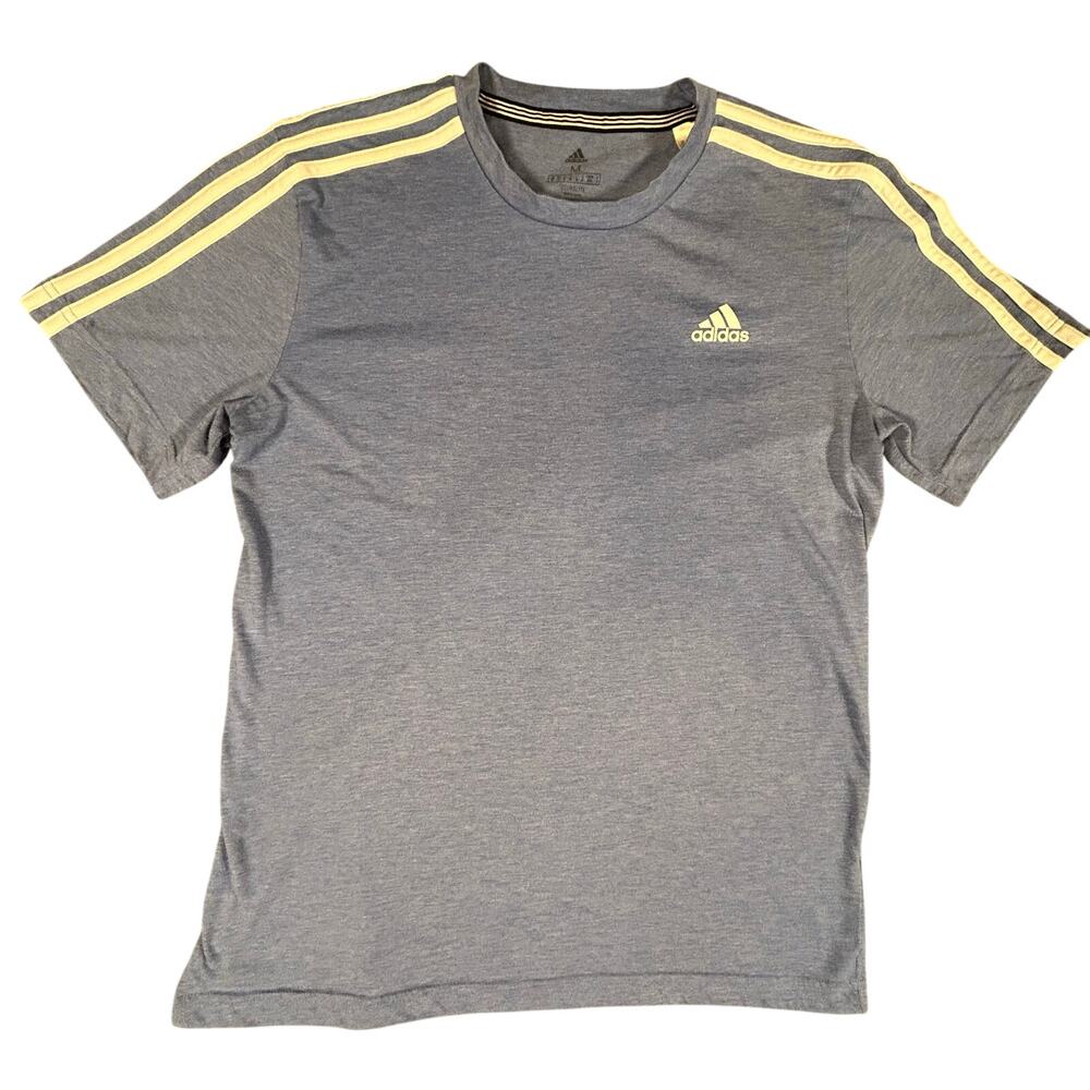 Adidas Climalite T Shirt Mens Size Medium‎ Blue Athletic Soccer Tee